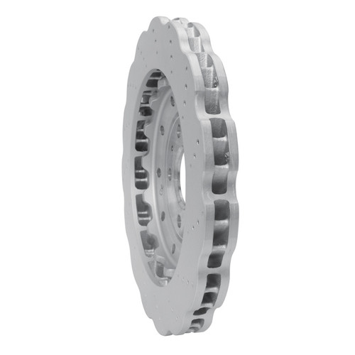 R1 14-24 Audi R8 Rear Drilled Carbon Alloy GeoMET Rotor