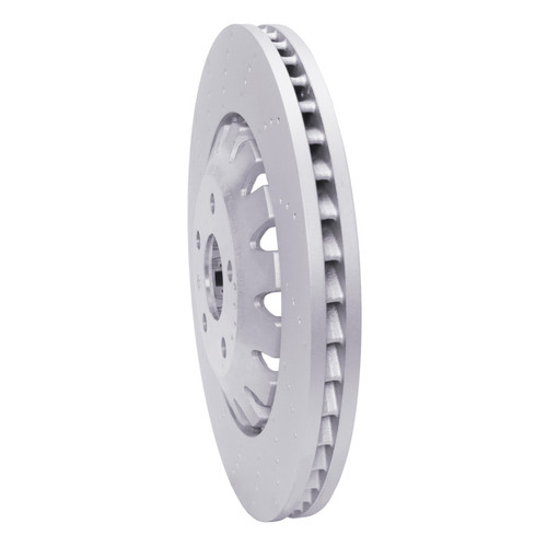 R1 12-13 Audi TT Quattro RS Front Drilled Carbon Alloy GeoMET Rotor