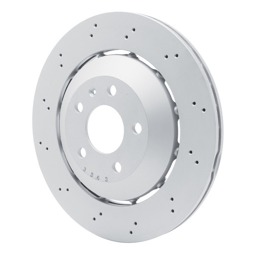 R1 13-15 Audi RS5 Rear Drilled Carbon Alloy GeoMET Rotor