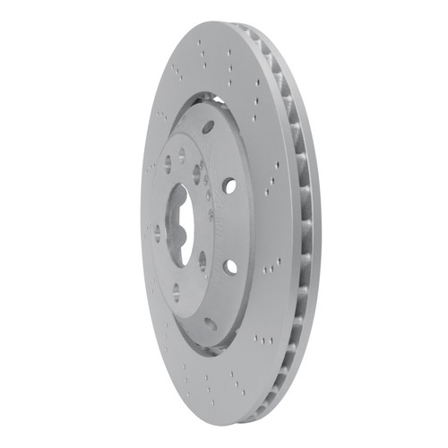 R1 07-08 Audi RS4 Right Rear Drilled Carbon Alloy GeoMET Rotor