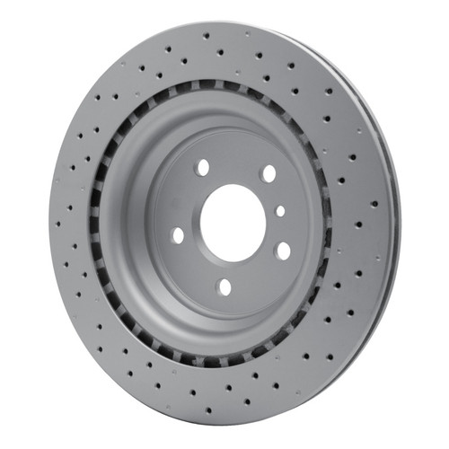 R1 12-15 Mercedes-Benz ML400 Rear Drilled Carbon Alloy GeoMET Rotor
