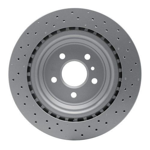 R1 12-15 Mercedes-Benz ML400 Rear Drilled Carbon Alloy GeoMET Rotor