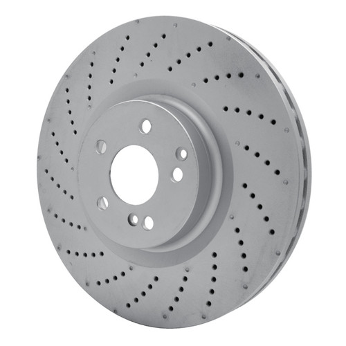 R1 08-21 Mercedes-Benz E550 Front Drilled Carbon Alloy GeoMET Rotor