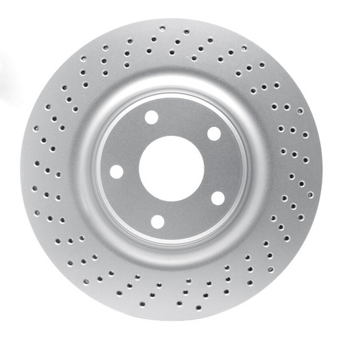 R1 05-13 Cadillac XLR Front Drilled Carbon Alloy GeoMET Rotor