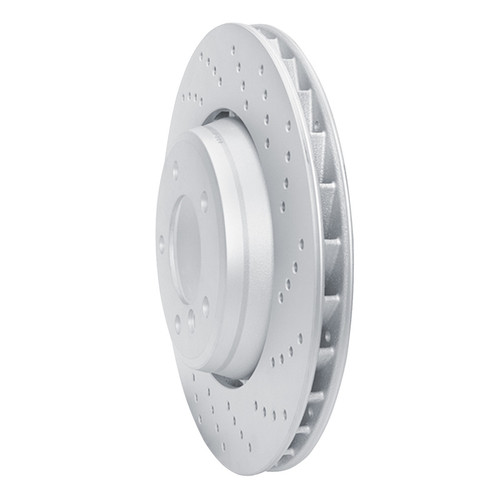 R1 01-08 BMW Z4 Right Front Drilled Carbon Alloy GeoMET Rotor