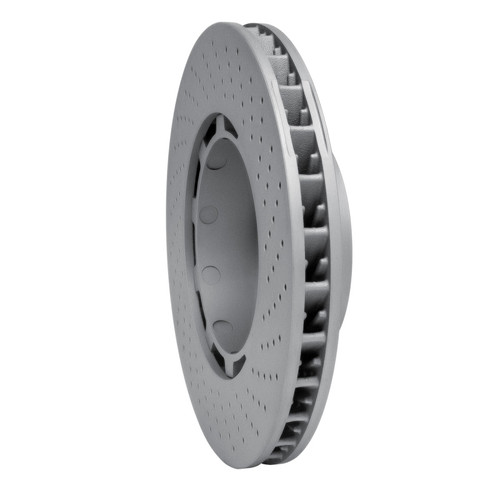 R1 94-98 Porsche 911 Left Front Drilled Carbon Alloy GeoMET Rotor