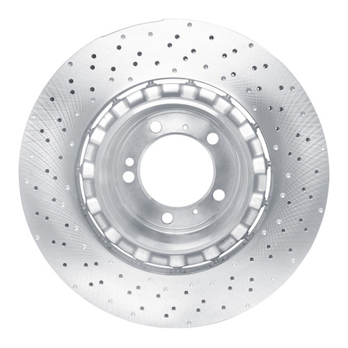 R1 15-17 Porsche 911 Right Rear Drilled Carbon Alloy GeoMET Rotor