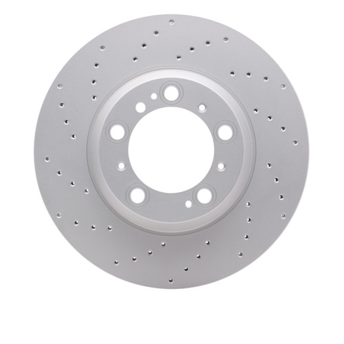 R1 99-23 Porsche 911 Left Rear Drilled Carbon Alloy GeoMET Rotor