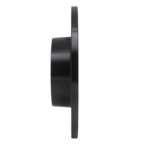 R1 70-73 Nissan 240Z Front Right Drilled & Slotted Black Brake Rotor