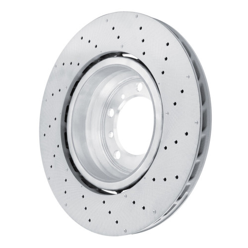 R1 10-11 Porsche 911 Left Rear Drilled Carbon Alloy GeoMET Rotor