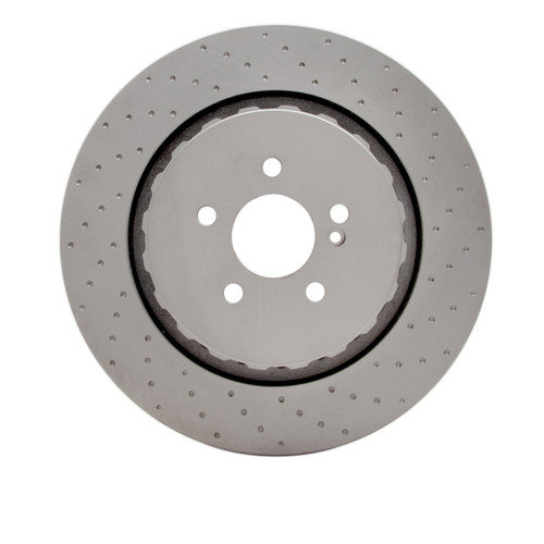 R1 07-14 Mercedes-Benz S65 AMG Rear Carbon Alloy GeoMET Dimpled Rotor