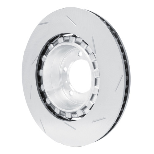 R1 17-21 Porsche Panamera Left Rear Slotted Carbon Alloy GeoMET Rotor