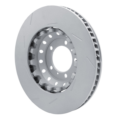 R1 10-16 Porsche Panamera Left Front Slotted Carbon Alloy GeoMET Rotor