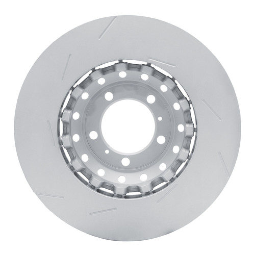 R1 10-16 Porsche Panamera Left Front Slotted Carbon Alloy GeoMET Rotor