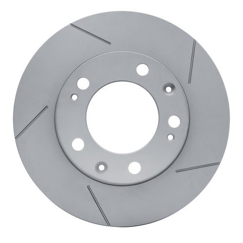 R1 82-85 Porsche 928 Left Front Slotted Carbon Alloy GeoMET Rotor