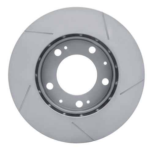 R1 82-85 Porsche 928 Left Front Slotted Carbon Alloy GeoMET Rotor