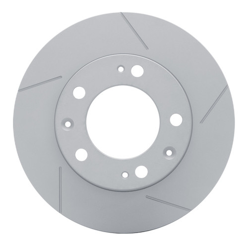 R1 82-85 Porsche 928 Right Front Slotted Carbon Alloy GeoMET Rotor