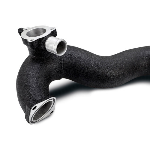 Mishimoto 2024+ Ford Mustang EcoBoost Charge Pipes - Wrinkle Black