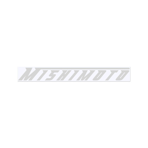 Mishimoto Small Silver Decal