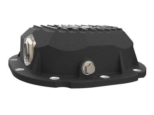 aFe 90-14 Ford F-150 Rear Differential Cover - Black w/ Machined Fins