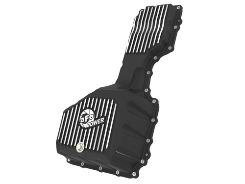 aFe 20-25 GM Diesel V8-6.6L L5P Engine Oil Pan w/ Machined Fins