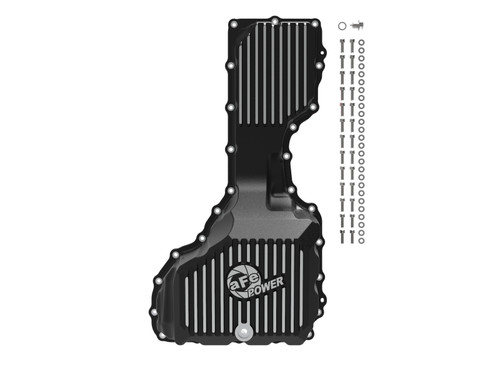 aFe 20-25 GM Diesel V8-6.6L L5P Engine Oil Pan w/ Machined Fins