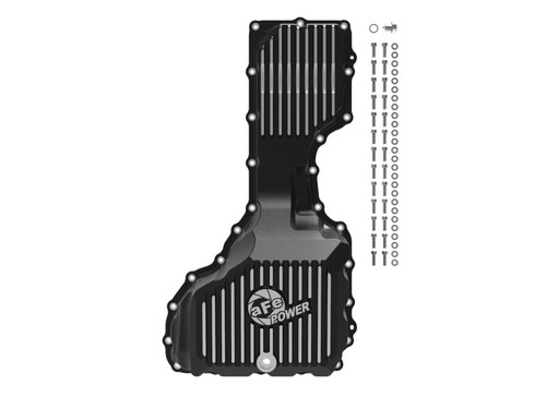 aFe 17-19 GM Diesel V8-6.6L L5P Engine Oil Pan w/ Machined Fins