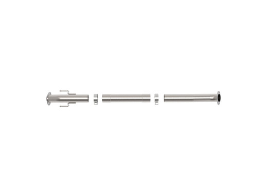 aFe Takeda 3in 304 Stainless Steel Mid-Pipe for 24-25 Kia K5 GT L4-2.5 (t)