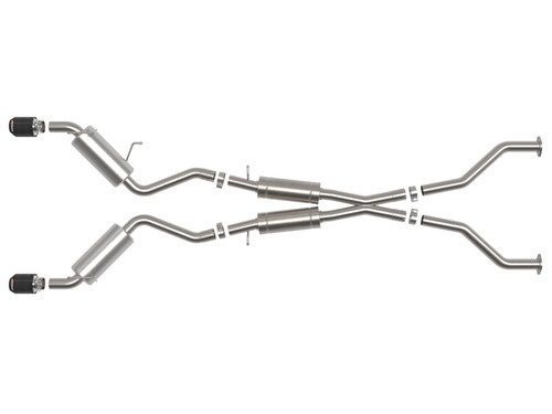 aFe Takeda Cat-Back Exhaust System Nissan 370Z 09-20 V6-3.7L- Carbon Tip