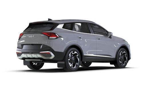 Rally Armor 23-25 Kia Sportage Black UR Mud Flap w/ Red Logo