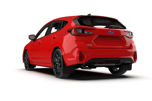 Rally Armor 24-26 Subaru Impreza Red UR Mud Flap w/ White Logo