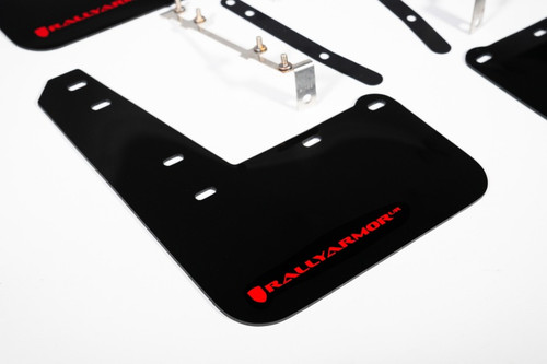 Rally Armor 23-26 Toyota GR Corolla Black UR Mud Flap w/Red Logo