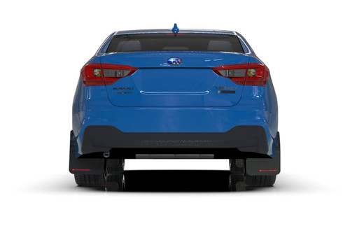 No Longer Available - Rally Armor 20-25 Subaru Legacy Black UR Mud Flap w/Blue Logo