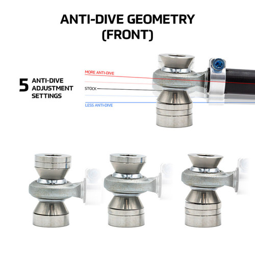 SPL Parts Porsche 996/997/986/987 Adjustable Caster/Trailing Arms
