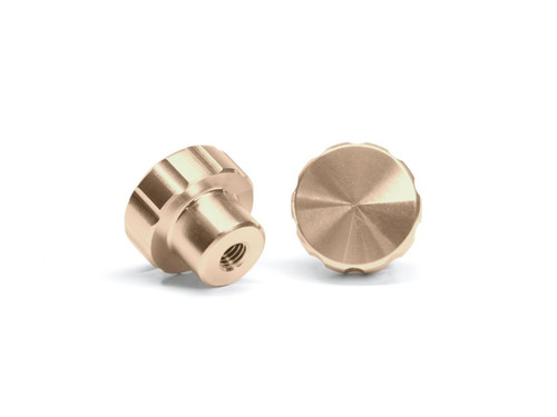 WeatherTech CupFone & CupFone XL w/ Hand Sanitizer Billet Knobs - Rose Gold (2 Pack)