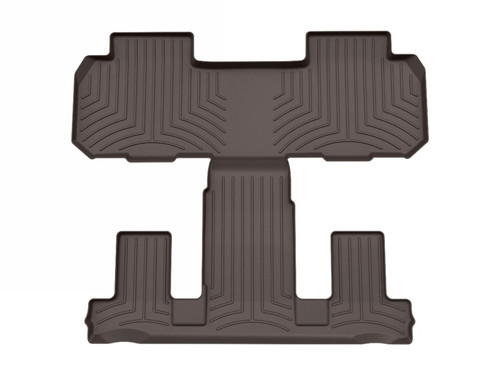 WeatherTech 18-23 Chevrolet Traverse w/2nd Row Bench or Bucket Rear FloorLiner HP - Cocoa