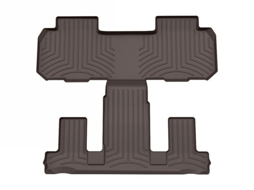 WeatherTech 18-23 Chevrolet Traverse w/2nd Row Bench or Bucket Rear FloorLiner HP - Cocoa