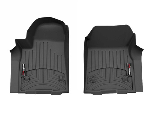 WeatherTech 2024 Chevrolet/GMC Silverado/Sierra EV w/Carpet Floor Rear FloorLiner - Black