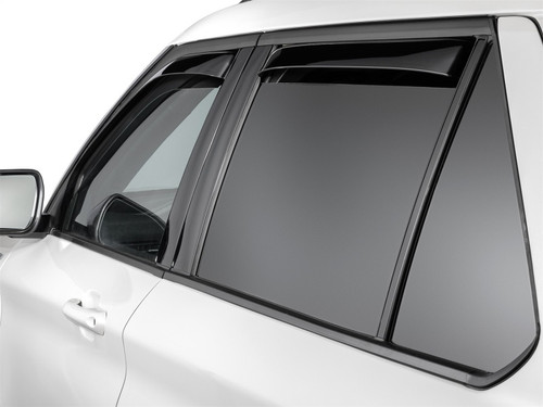 WeatherTech 2020+ Ford Explorer ST Front & Rear Side Window Deflectors - Dark Smoke