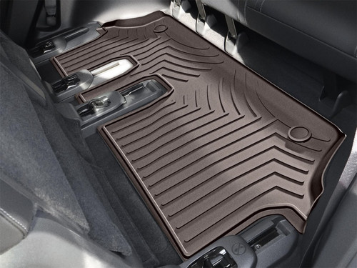 WeatherTech 2025 Infiniti QX80/Nissan Armada 2nd Row Bench Seating Rear FloorLiner - Cocoa