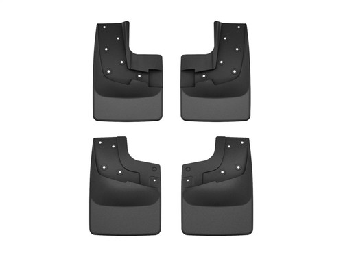 WeatherTech 24-25 Ford Ranger Raptor Front & Rear No Drill MudFlaps - Black