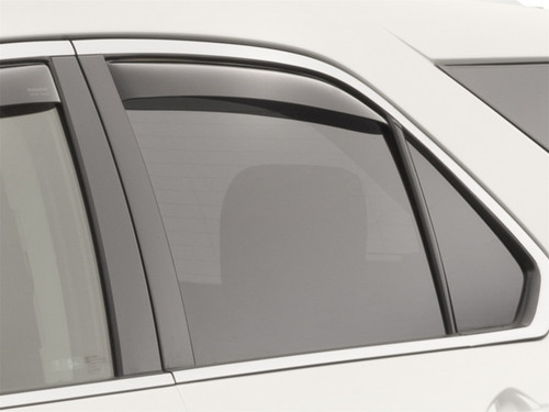 WeatherTech 10-17 Chevrolet Equinox Rear Side Window Deflectors - Dark Tint