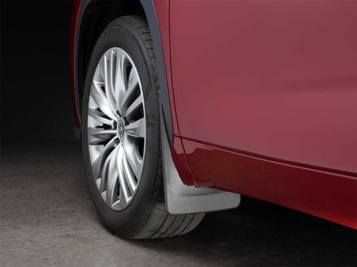 WeatherTech 20-24 Toyota Highlander (Incl. Hybrid) No Drill Front MudFlaps - Black