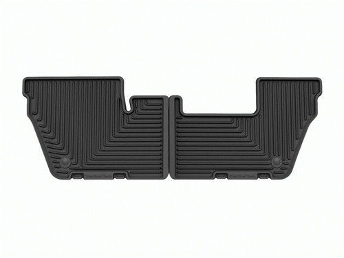 WeatherTech 21-23 Jeep Grand Cherokee L Rear Rubber Mats - Black