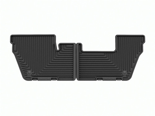 WeatherTech 21-23 Jeep Grand Cherokee L Rear Rubber Mats - Black
