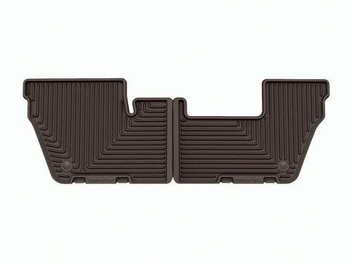 WeatherTech 21-23 Jeep Grand Cherokee L Rear Rubber Mats - Cocoa