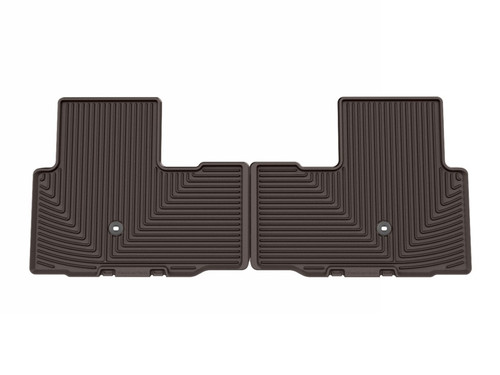 WeatherTech 23-25 Honda Pilot Rear All-Weather Floor Mats - Cocoa