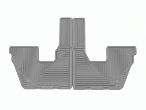 WeatherTech 21-23 Jeep Grand Cherokee L (6 Passenger Seating) Rear All-Weather Floor Mats - Grey