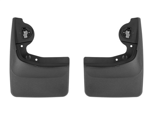 WeatherTech 22-23 Ford F-150 Lightning No Drill Rear MudFlaps - Black