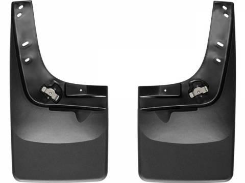 WeatherTech 2014+ GMC Sierra/Sierra Denali No Drill Mudflaps - Black